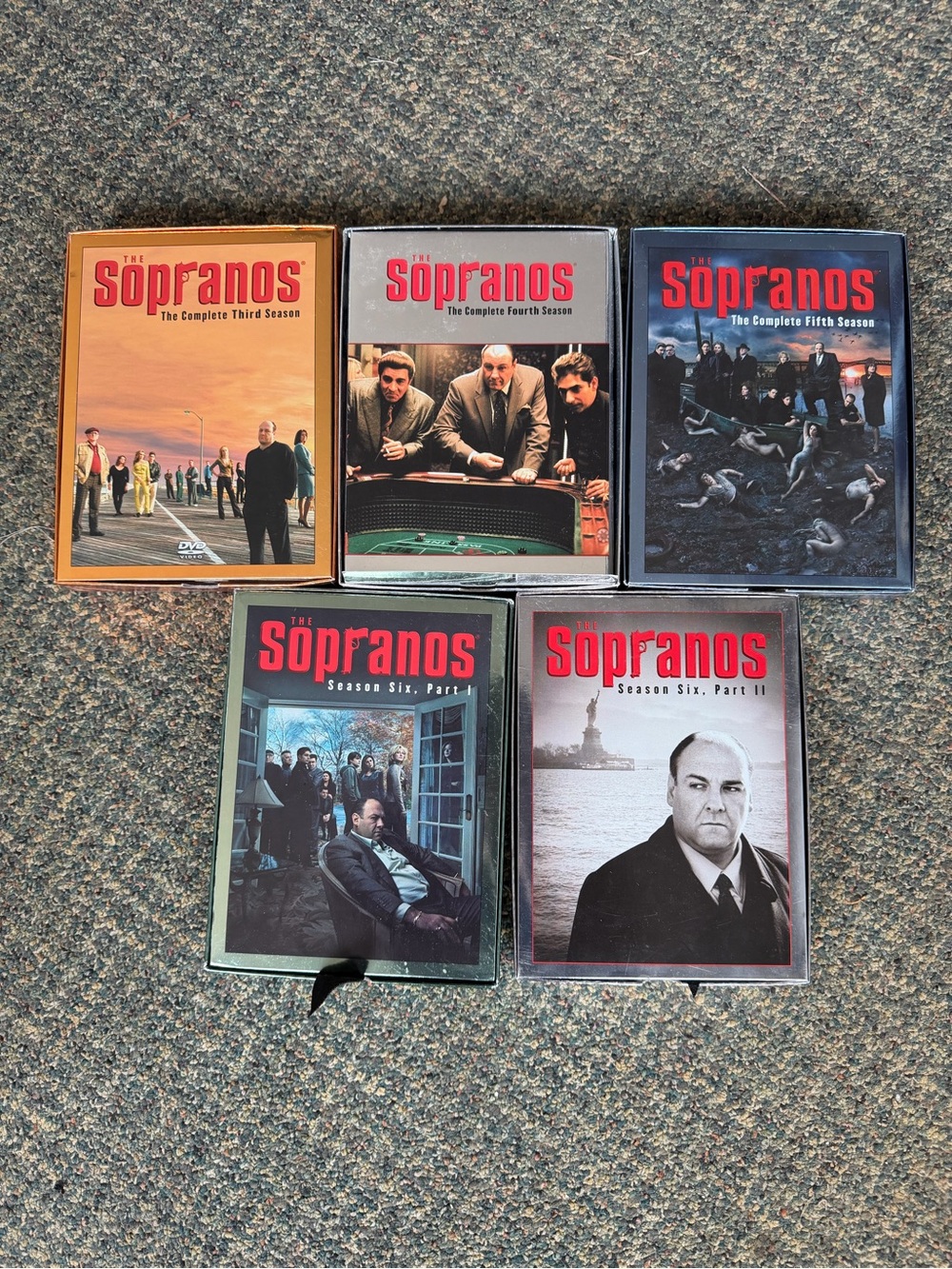 The Sopranos DVD Box Sets Seasons 3,4,5,6